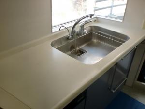 ０１人工大理石天板ビフォー