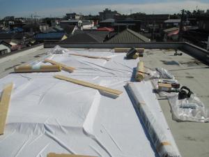 03ﾓﾙﾀﾙ打設後養生