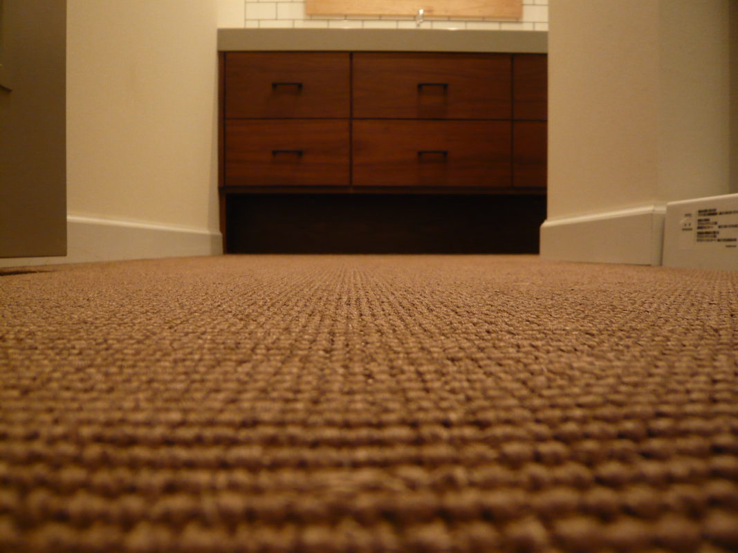 ジューテックホーム　ウェルリフォーム　洗面リフォーム　サイザル麻カーペット　マンションリフォーム　横浜　東京　神奈川