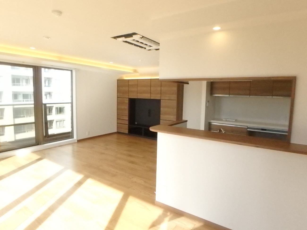 ジューテックホーム　マンションリフォーム　ウェルリフォーム　リビング　キュビオス　パナソニック　横浜　東京都　神奈川