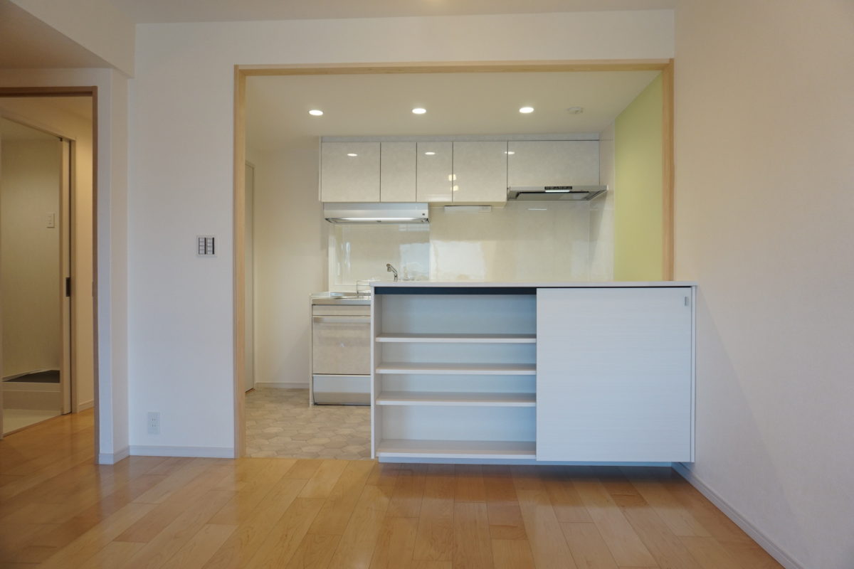 ジューテックホーム　ウェルリフォーム　マンションリフォーム　　キッチン　リビング　横浜　東京　都筑