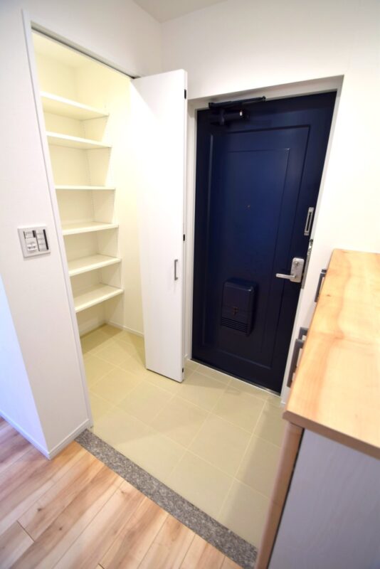 ジューテックホーム ウェルリフォーム マンションリフォーム マンションリノベーション 玄関収納 ウォークインクローゼット シューズインクローゼット